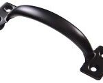 UTILITY DOOR PULL BLACK 6 1/2-IN