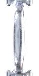 UTILITY DOOR PULL ZINC 5 1/2-IN