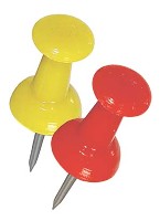 PUSH PIN ASSORTED 16 PIECE
