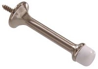 RIGID DOOR STOP NICKEL 3-IN 2 PACK
