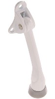 KICKDOWN DOOR STOP WHITE 4-IN