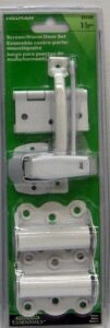 SCREEN DOOR SET WHITE 7 PIECE