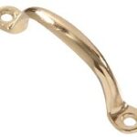 SCREEN DOOR PULL BRASS 3 3/4-IN