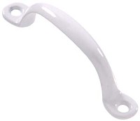 SCREEN DOOR PULL WHITE 3 3/4-IN