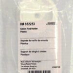 CLOSET POLE SOCKET PLASTIC 2 PIECE