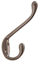 GARMENT HOOK HD SATIN NICKEL