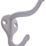 HAT AND COAT HOOK WHITE 2 PACK