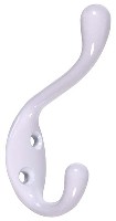 HAT AND COAT HOOK HD WHITE