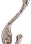 HAT AND COAT HOOK HD NICKEL