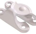 SASH LOCK CRESCENT WHITE