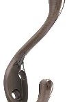 HAT AND COAT HOOK HD PEWTER