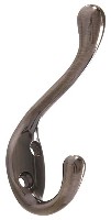HAT AND COAT HOOK HD PEWTER