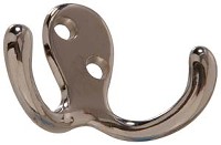 DOUBLE HOOK NICKEL 2 PACK