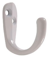 SINGLE HOOK WHITE 2 PACK