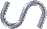 S-HOOK ZINC 2 X 2-IN 2 PACK