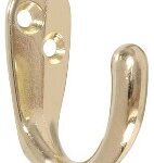 SINGLE HOOK BRASS 2 PACK