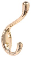 HAT AND COAT HOOK HD BRASS