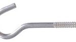 SCREW HOOK ZINC 6 X 3 3/8-IN 2 PACK