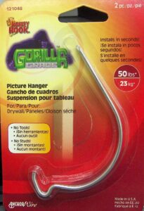 GORILLA HOOK ZINC 50-LB 2 PACK
