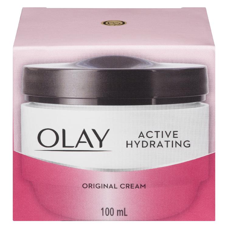 Olay Active Hydrating Cream Original 100ml — Pack of 3