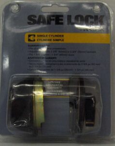 SAFELOCK DEADBOLT SATIN CHROME