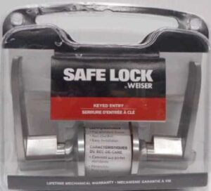 WINSTON LEVER KEYED SATIN CHROME
