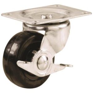 SWIVEL CASTER WITH BRAKE 2-IN