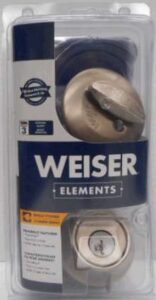 ELEMENTS DEADBOLT SATIN NICKEL