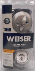 ELEMENTS DEADBOLT SATIN CHROME
