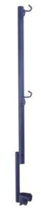 SCAFFOLD GUARDRAIL POST WITH CLAMP
