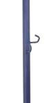 SCAFFOLD GUARDRAIL POST WITH CLAMP