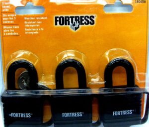 COVERED PADLOCK LAMINATED 3 PACK