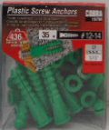PLASTIC ANCHOR #12-14 X1-3/4IN 35PK