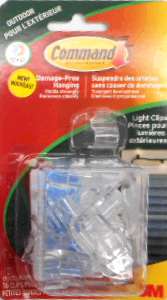 OUTDOOR LIGHT CLIP SMALL 16 PACK