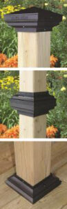 POST BASE SKIRT / CAP ADAPTER 4X4IN