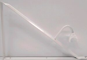 SHELF AND ROD BRACKET WHITE 14-IN