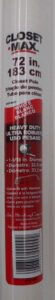 CLOSET POLE STEEL WHITE 6-FT