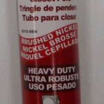 CLOSET POLE STEEL NICKEL 8-FT