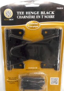 T-HINGE BLACK 6-IN 2 PACK