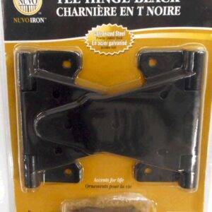 T-HINGE BLACK 6-IN 2 PACK