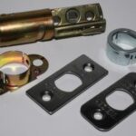 DEADBOLT LATCH 6 WAY SATIN NICKEL
