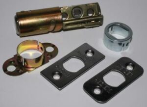 DEADBOLT LATCH 6 WAY SATIN NICKEL