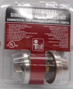 DEADBOLT SINGLE CYLINDER HD GRADE 2
