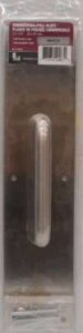 DOOR PULL PLATE STAINLESS 3.5X15-IN