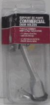 DOOR HOLDER KICKDOWN SATIN CHROME