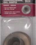DOOR STOP WALL BUMPER SATIN CHROME