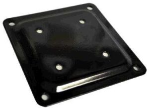 WOOD CONNECTOR PLATE BLACK 4 X 4-IN
