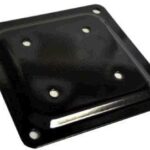 WOOD CONNECTOR PLATE BLACK 4 X 4-IN