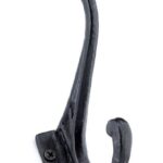 SINGLE TWO ARM HOOK BLACK 3 1/4-IN