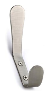 SINGLE TWO ARM HOOK NICKEL 2-IN